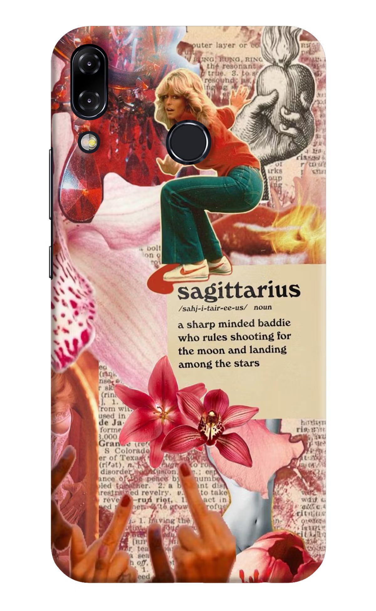 Sagittarius Zodiac Asus Zenfone 5Z Hard Case Back Cover by Casekaro