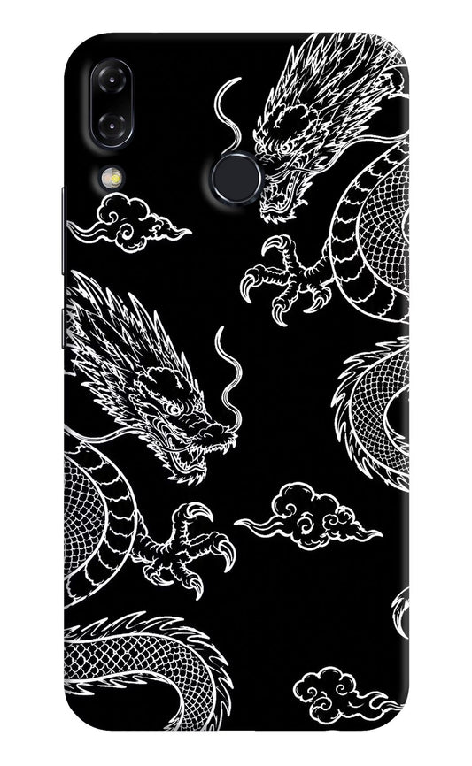 Twin Dragons Asus Zenfone 5Z Hard Case Back Cover by Casekaro