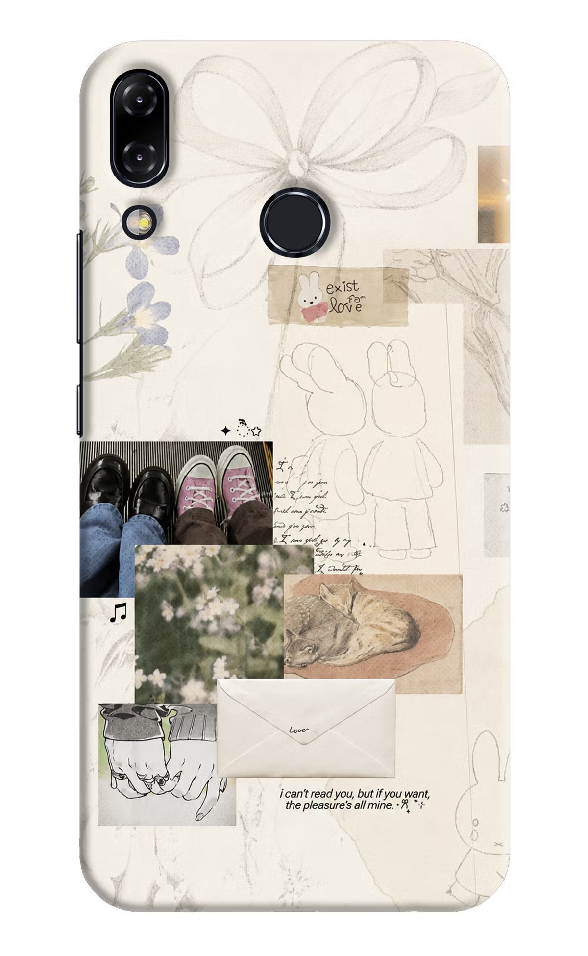 Soft Aesthetic Asus Zenfone 5Z Hard Case Back Cover by Casekaro