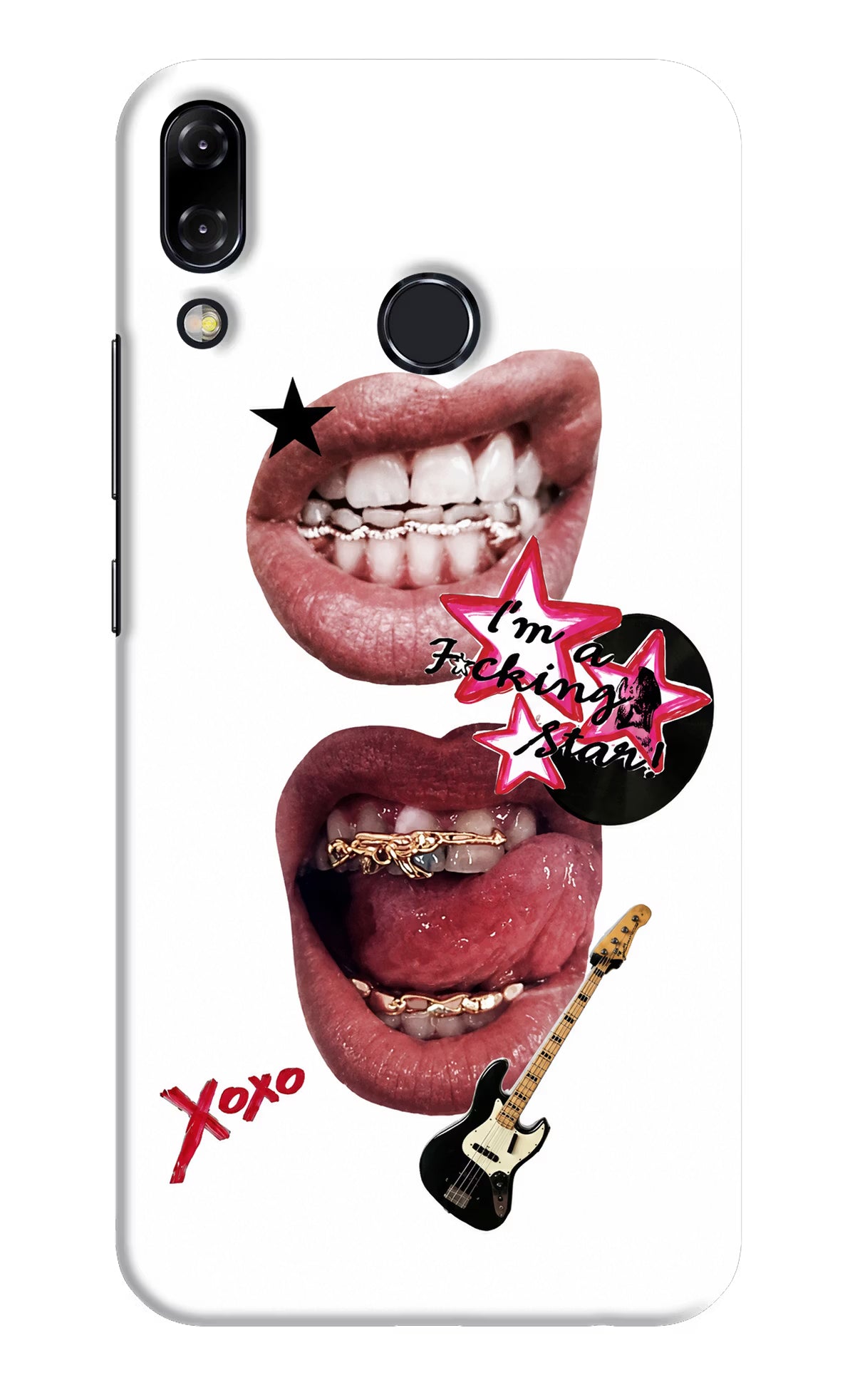 Rockstar Asus Zenfone 5Z Hard Case Back Cover by Casekaro
