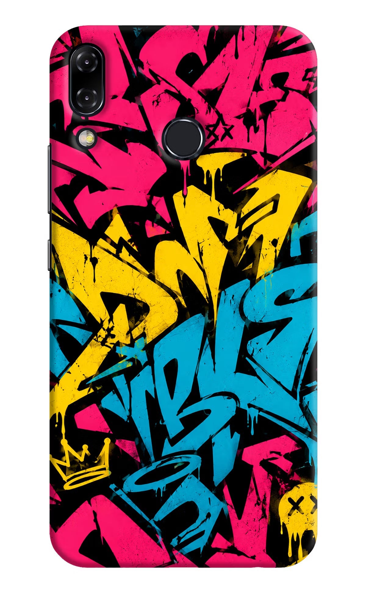 Graffiti Vibe Asus Zenfone 5Z Hard Case Back Cover by Casekaro