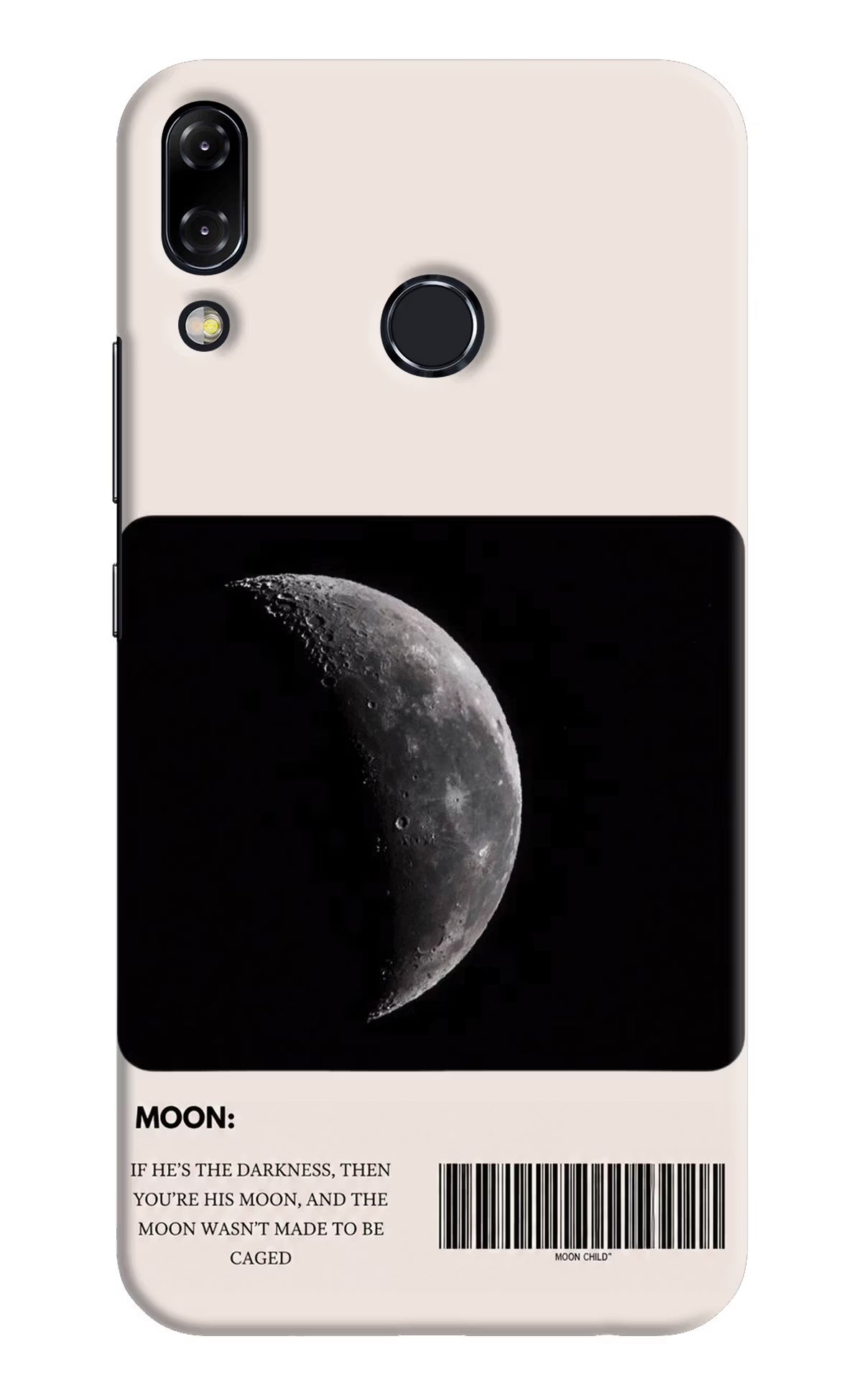 Moon Phase Asus Zenfone 5Z Hard Case Back Cover by Casekaro