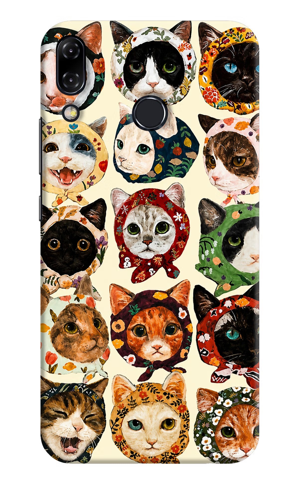 Cool Cat Asus Zenfone 5Z Hard Case Back Cover by Casekaro