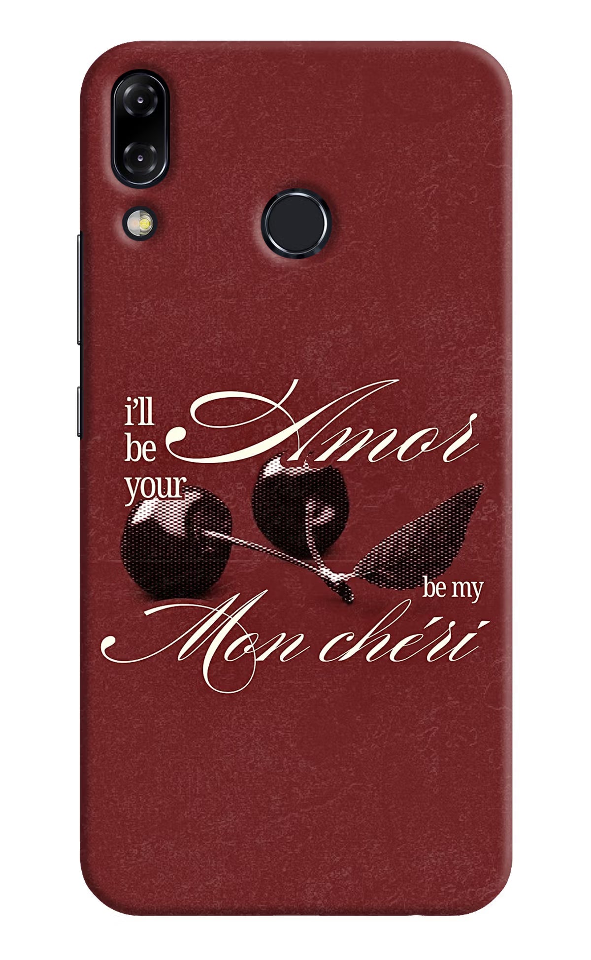 Velvet Cherry Asus Zenfone 5Z Hard Case Back Cover by Casekaro