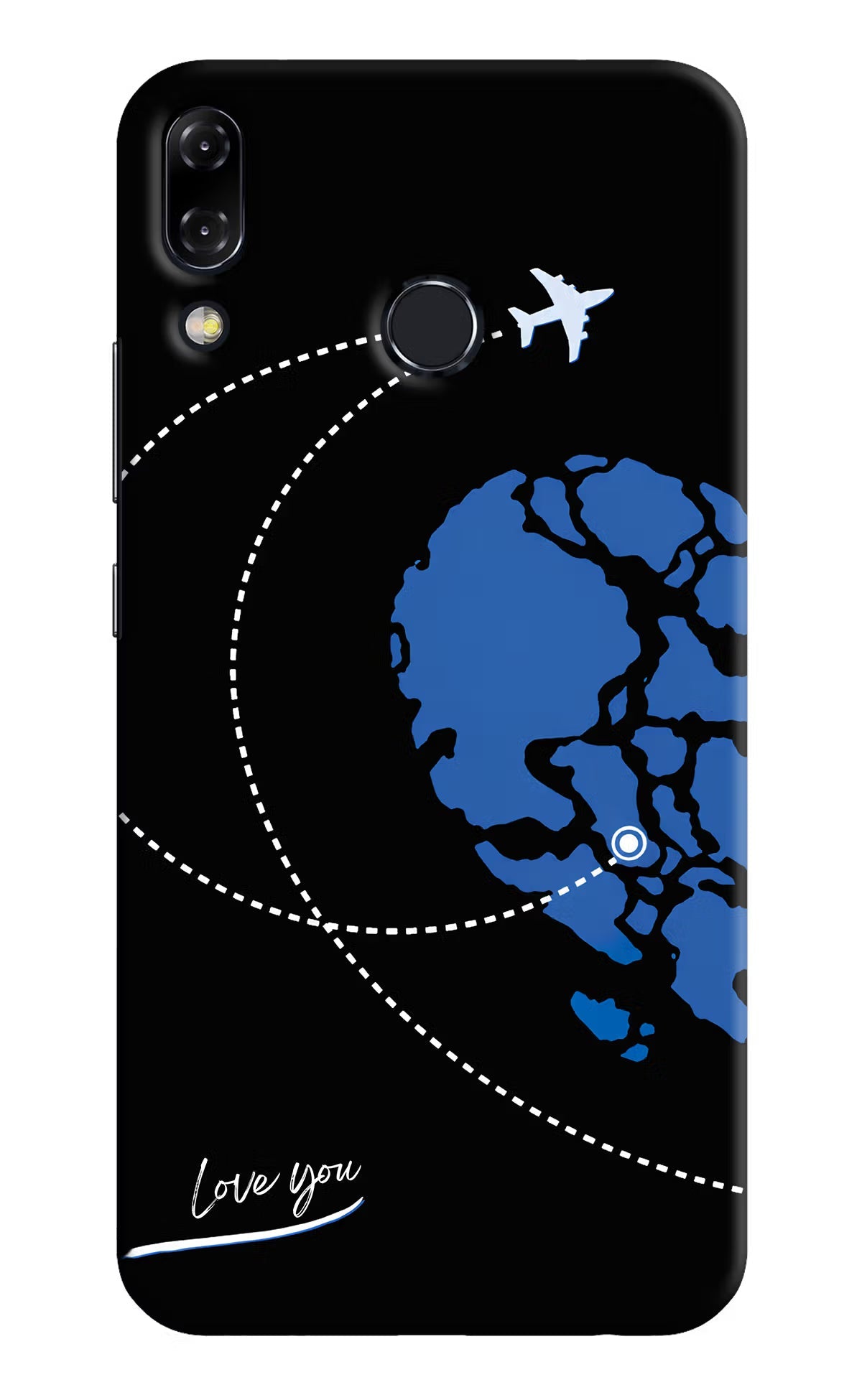 Love Orbit Asus Zenfone 5Z Hard Case Back Cover by Casekaro