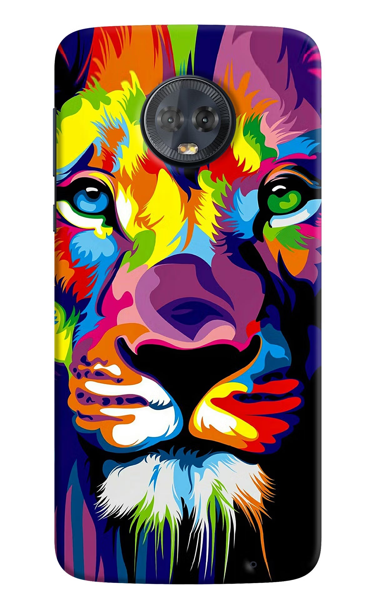 Lion Moto G6 Hard Case Back Cover by Casekaro