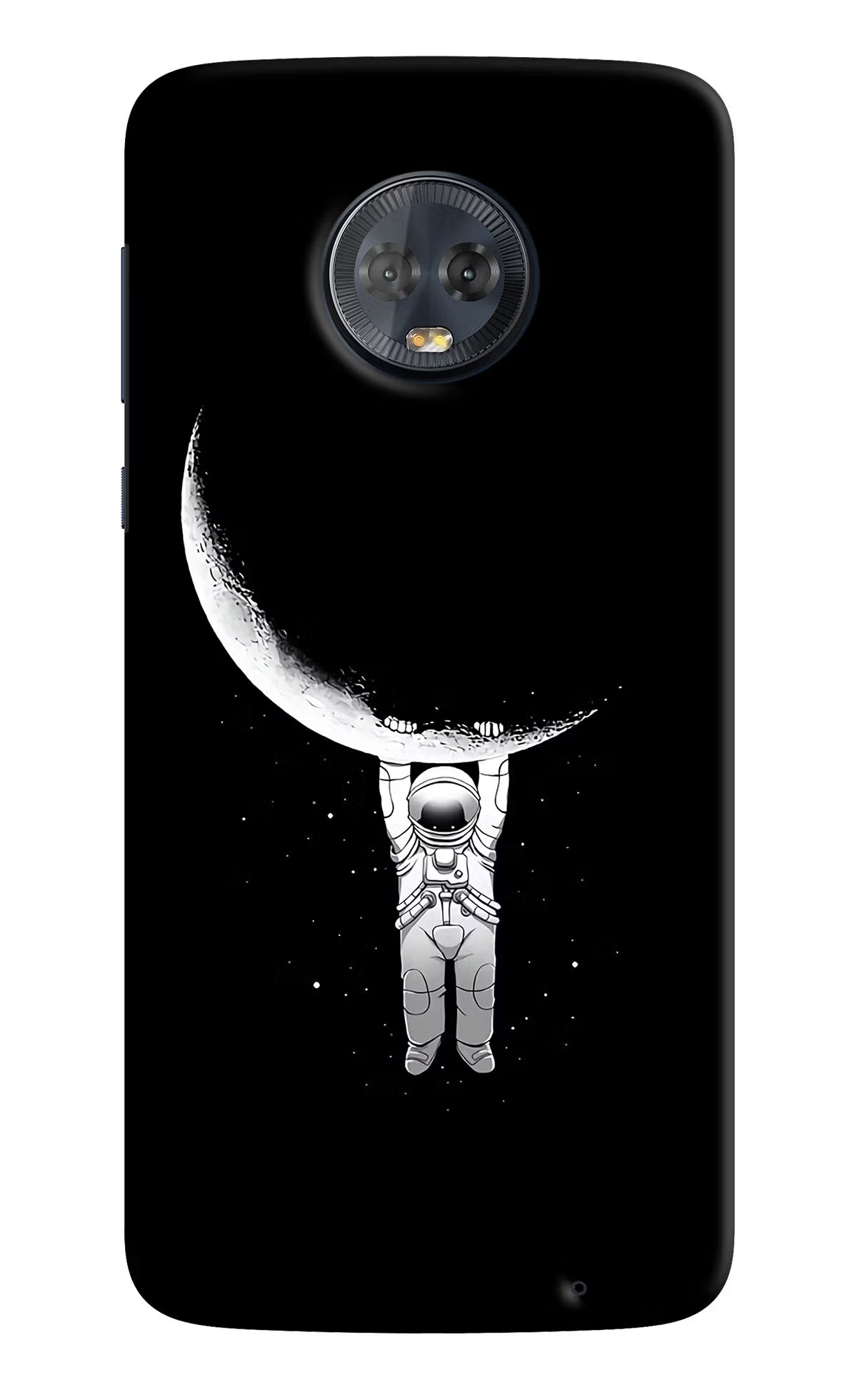 Moon Space Moto G6 Hard Case Back Cover by Casekaro