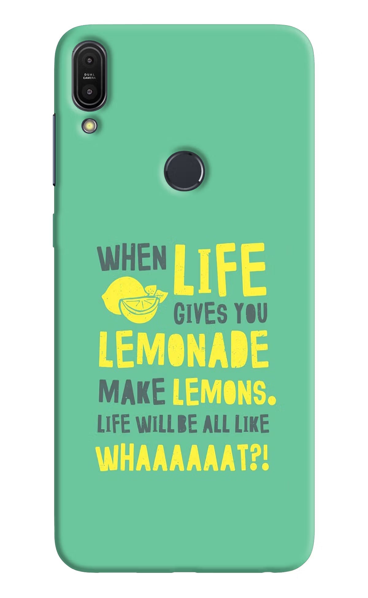 Quote Asus Zenfone Max Pro M1 Hard Case Back Cover by Casekaro