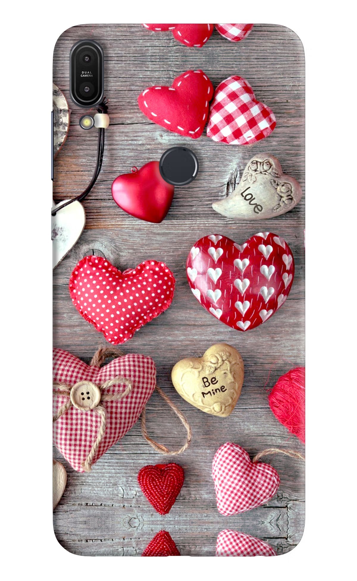 Love Wallpaper Asus Zenfone Max Pro M1 Hard Case Back Cover by Casekaro