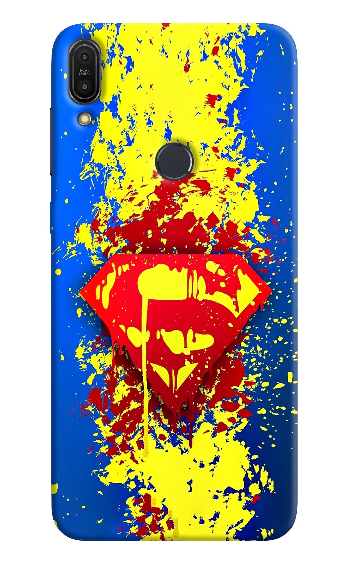 Superman logo Asus Zenfone Max Pro M1 Hard Case Back Cover by Casekaro