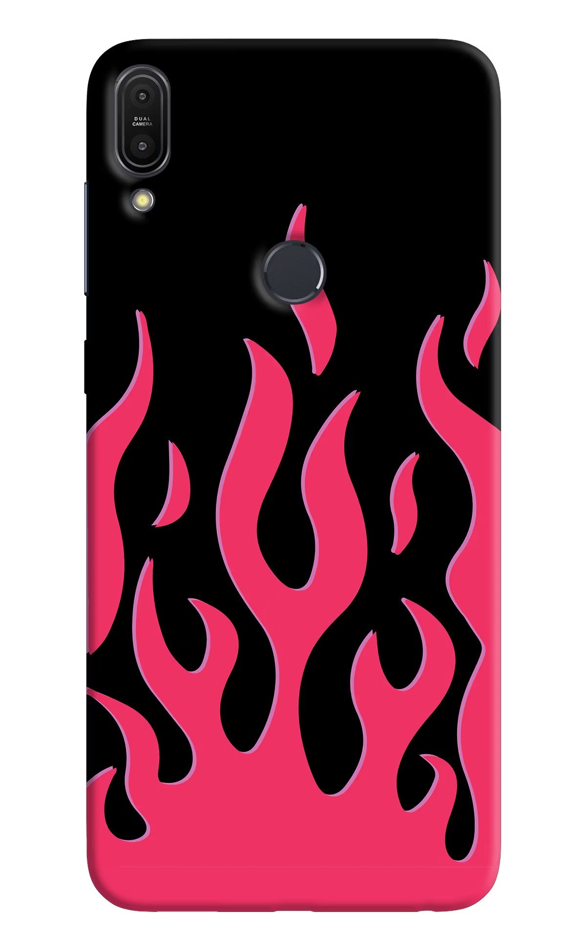 Fire Flames Asus Zenfone Max Pro M1 Hard Case Back Cover by Casekaro