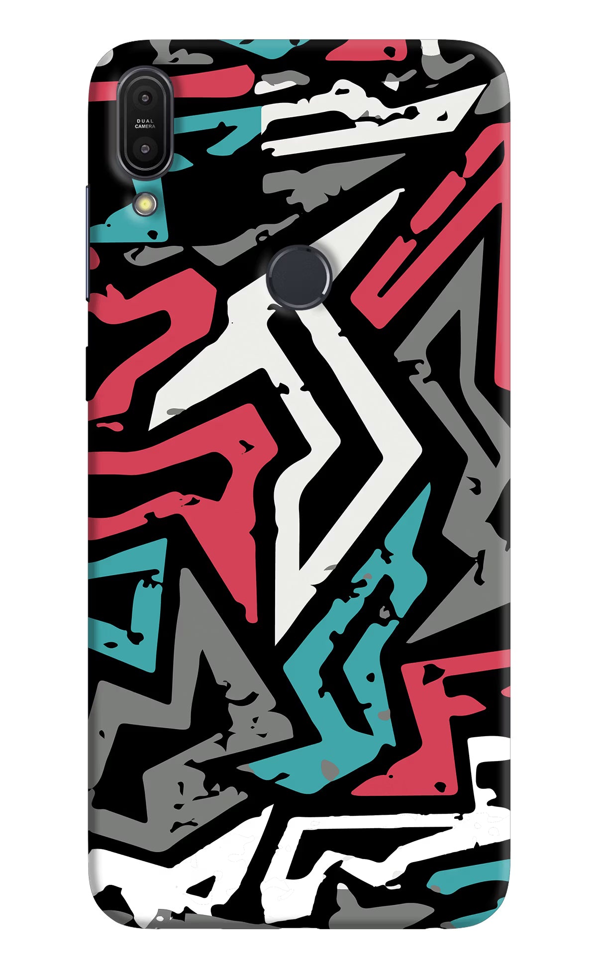 Geometric Graffiti Asus Zenfone Max Pro M1 Hard Case Back Cover by Casekaro
