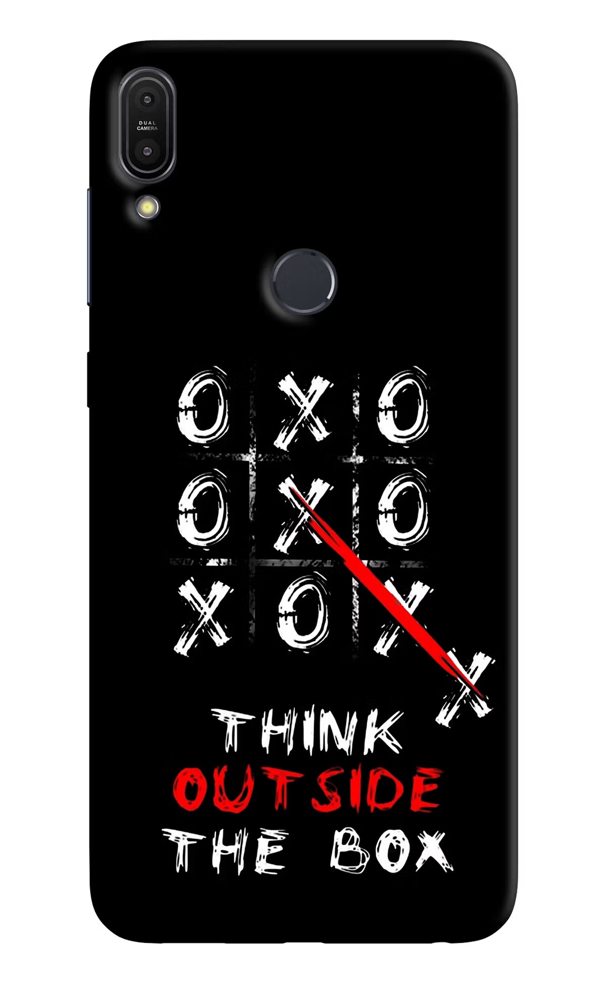 Think out of the BOX Asus Zenfone Max Pro M1 Hard Case Back Cover by Casekaro