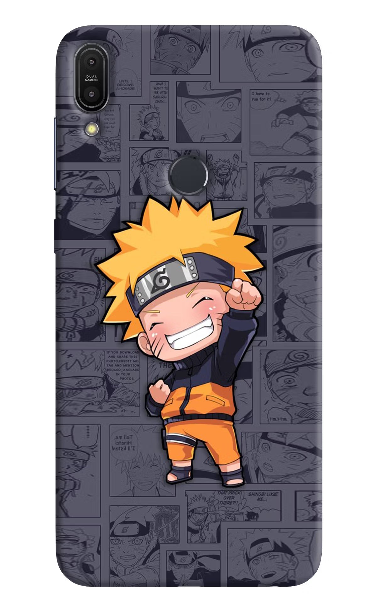 Chota Naruto Asus Zenfone Max Pro M1 Hard Case Back Cover by Casekaro