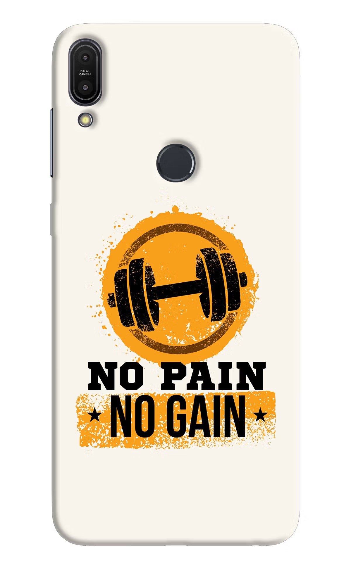 No Pain No Gain Asus Zenfone Max Pro M1 Hard Case Back Cover by Casekaro