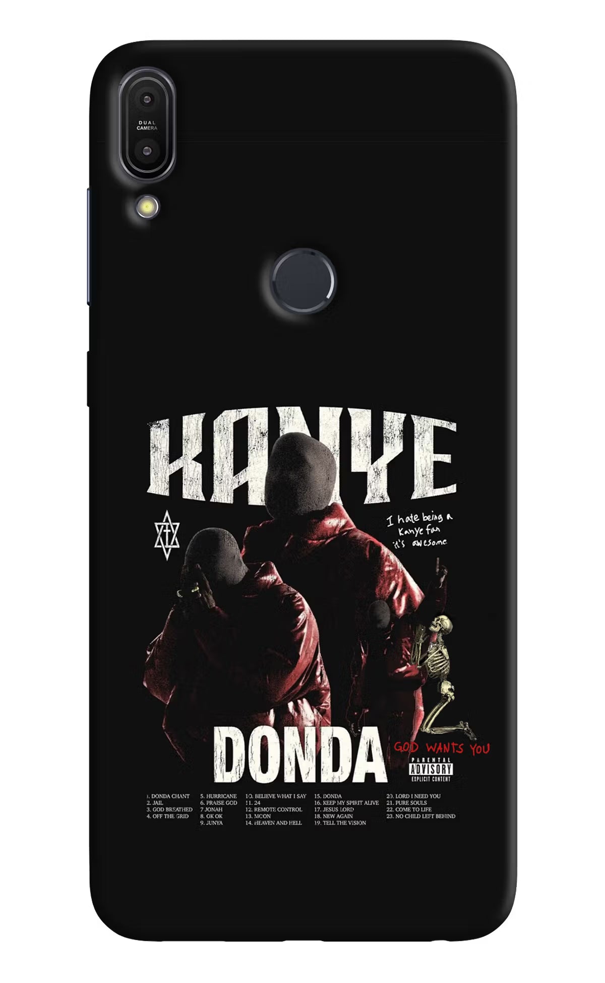 Donda Kanye West Asus Zenfone Max Pro M1 Hard Case Back Cover by Casekaro