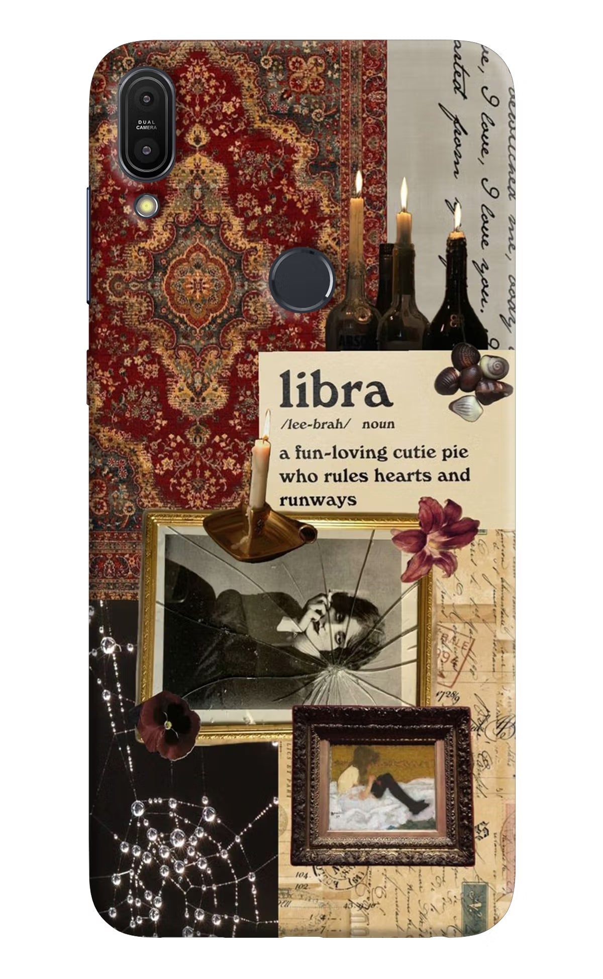 Libra Zodiac Asus Zenfone Max Pro M1 Hard Case Back Cover by Casekaro