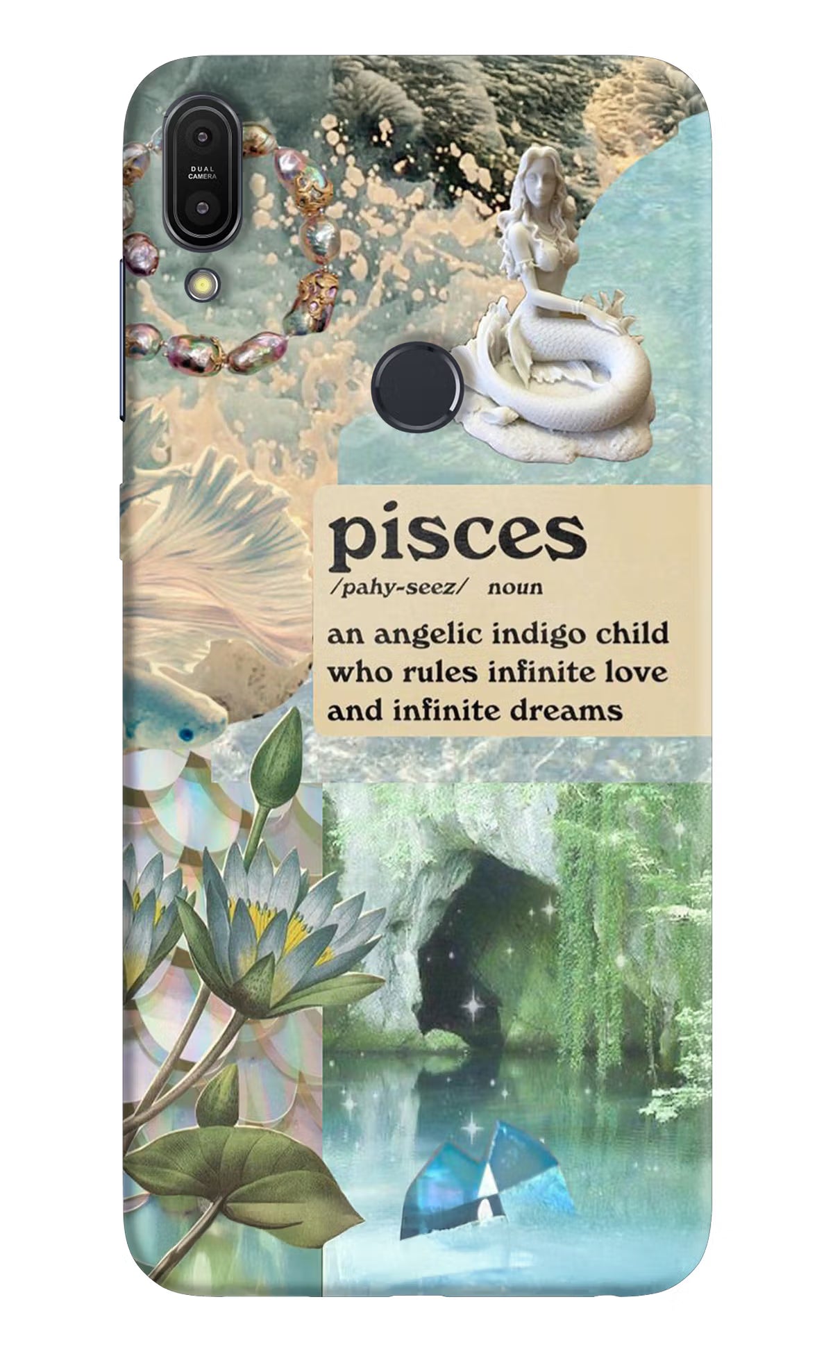 Pisces Zodiac Asus Zenfone Max Pro M1 Hard Case Back Cover by Casekaro