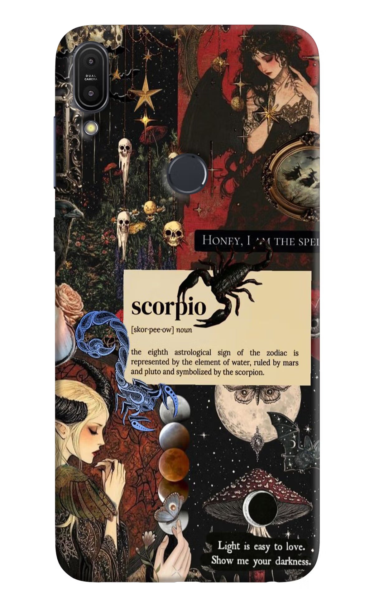 Scorpio Zodiac Asus Zenfone Max Pro M1 Hard Case Back Cover by Casekaro