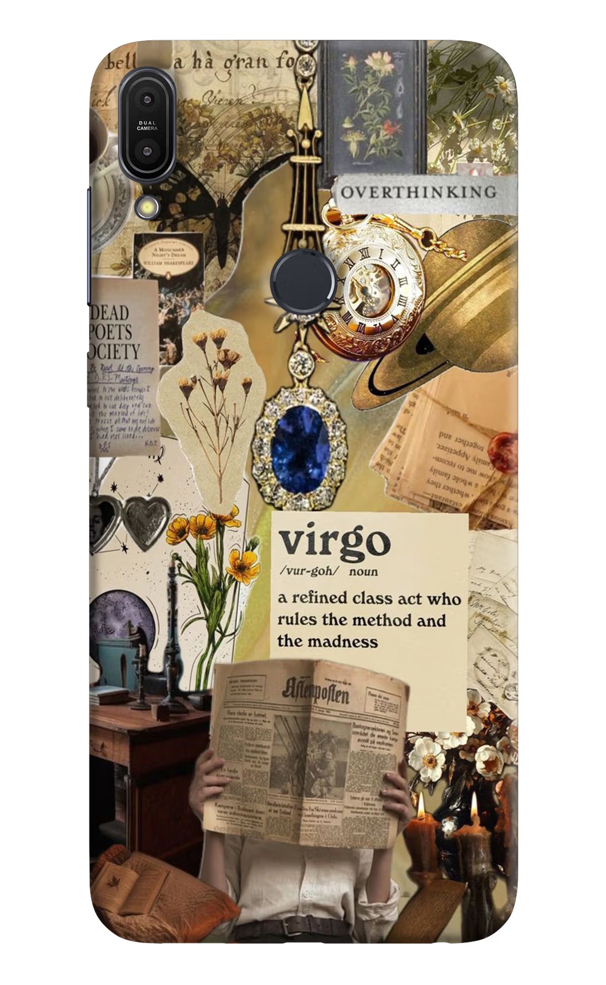 Virgo Zodiac Asus Zenfone Max Pro M1 Hard Case Back Cover by Casekaro