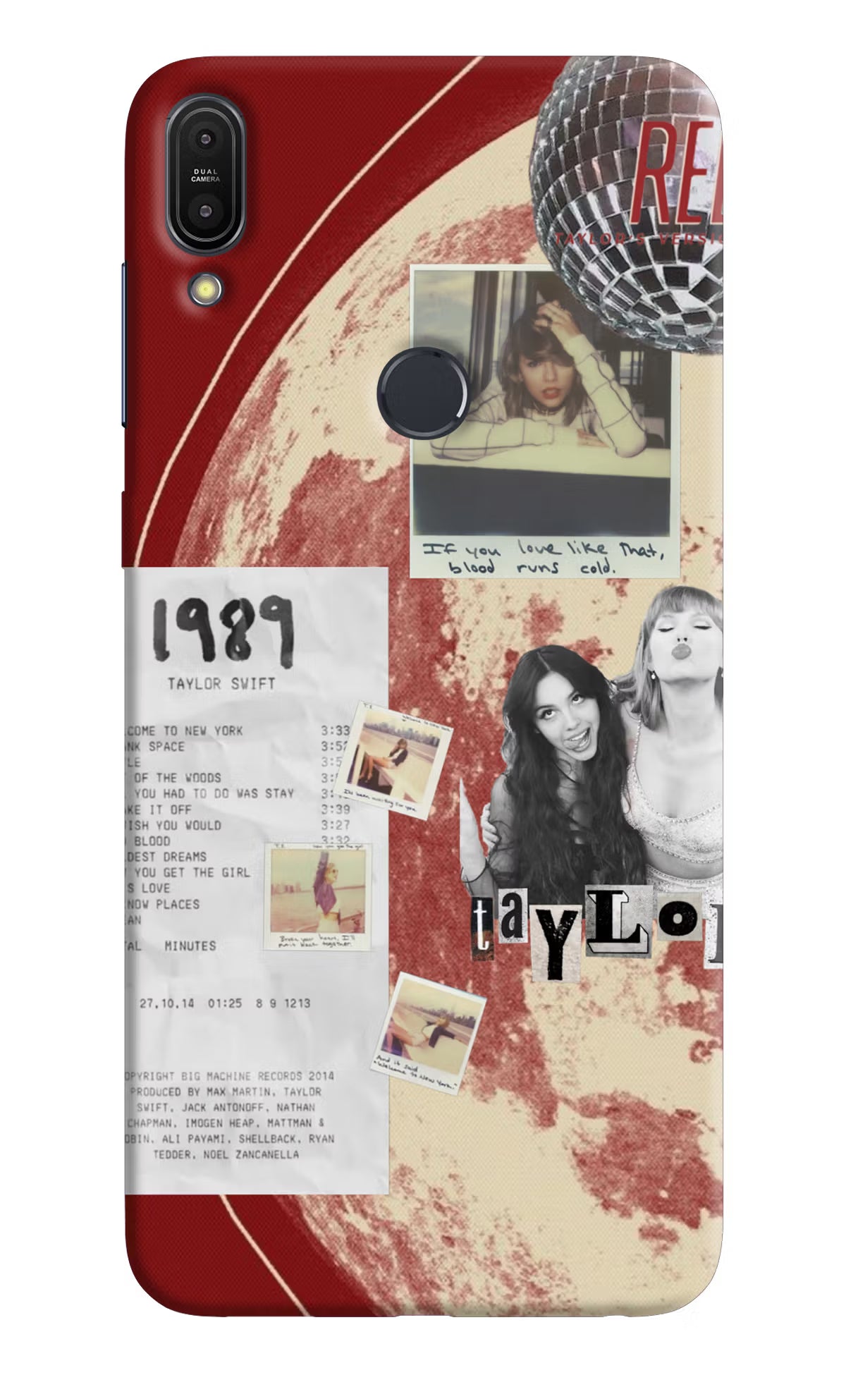 Taylor Swift Asus Zenfone Max Pro M1 Hard Case Back Cover by Casekaro