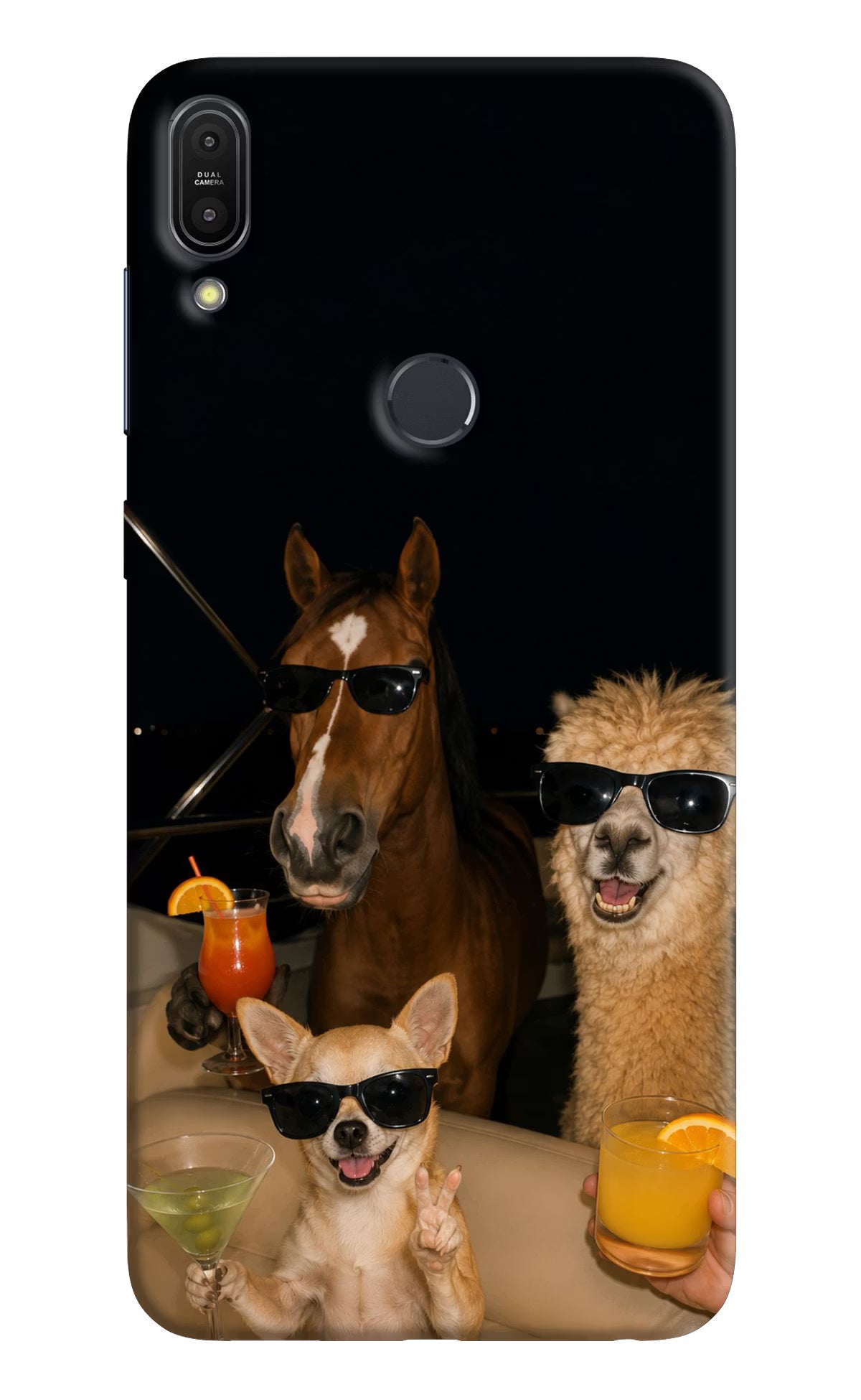 Party Squad Asus Zenfone Max Pro M1 Hard Case Back Cover by Casekaro