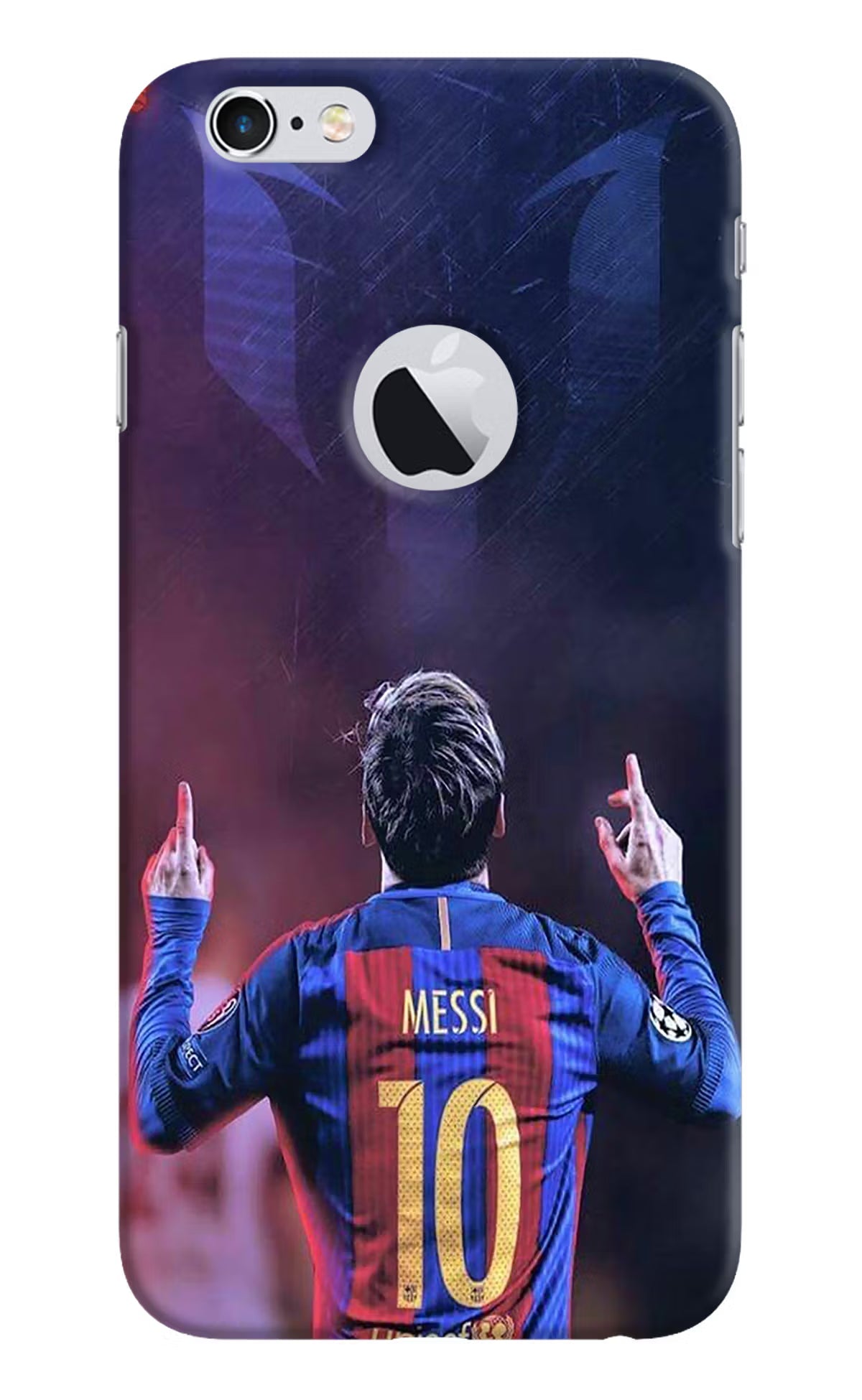 Messi iPhone 6 Logocut Hard Case Back Cover by Casekaro
