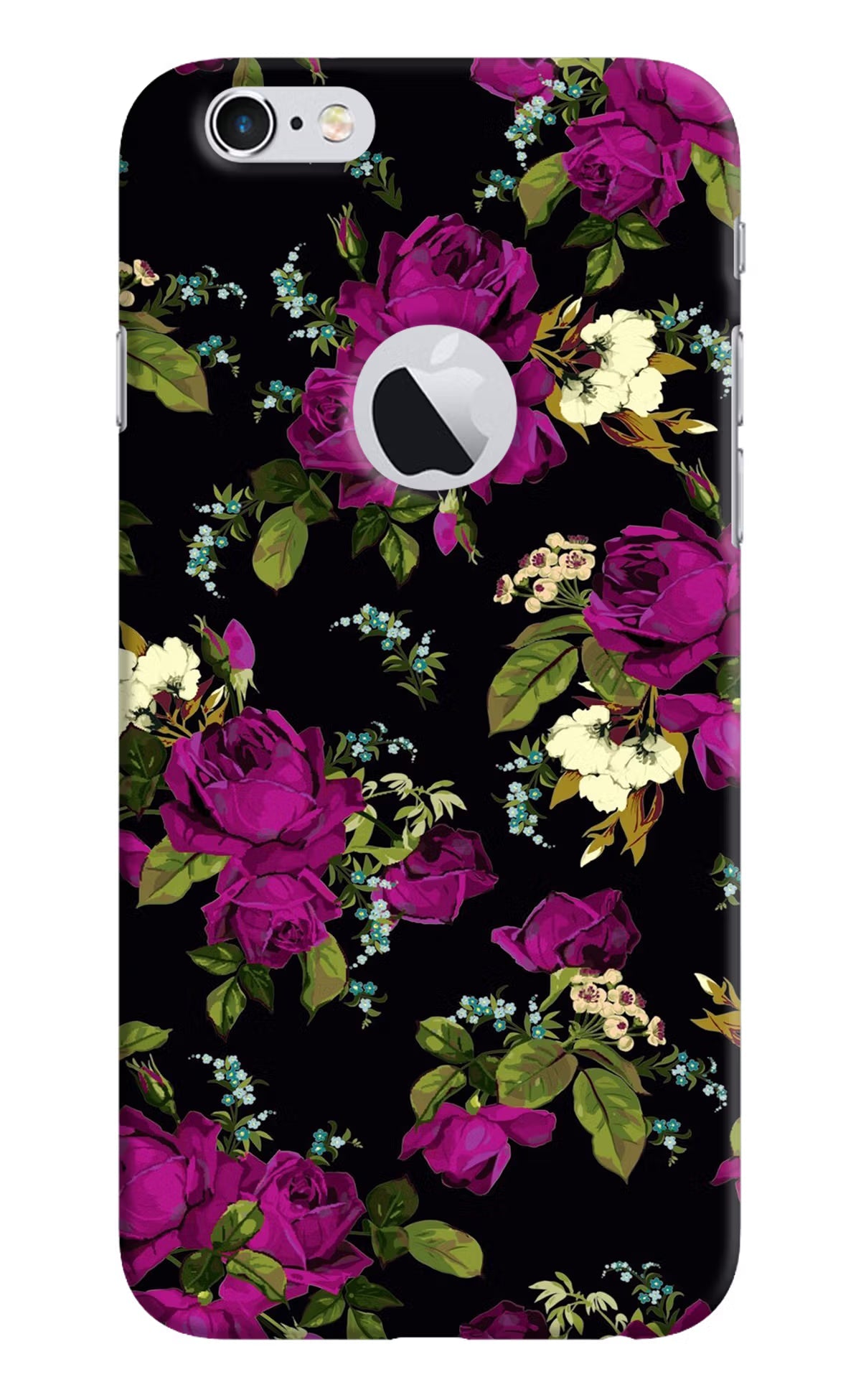 Flowers iPhone 6 Logocut Hard Case Back Cover by Casekaro
