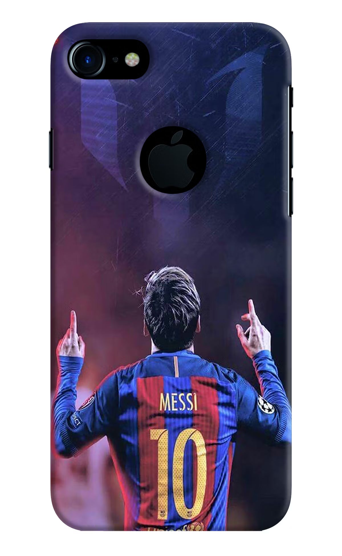 Messi iPhone 7 Logocut Hard Case Back Cover by Casekaro