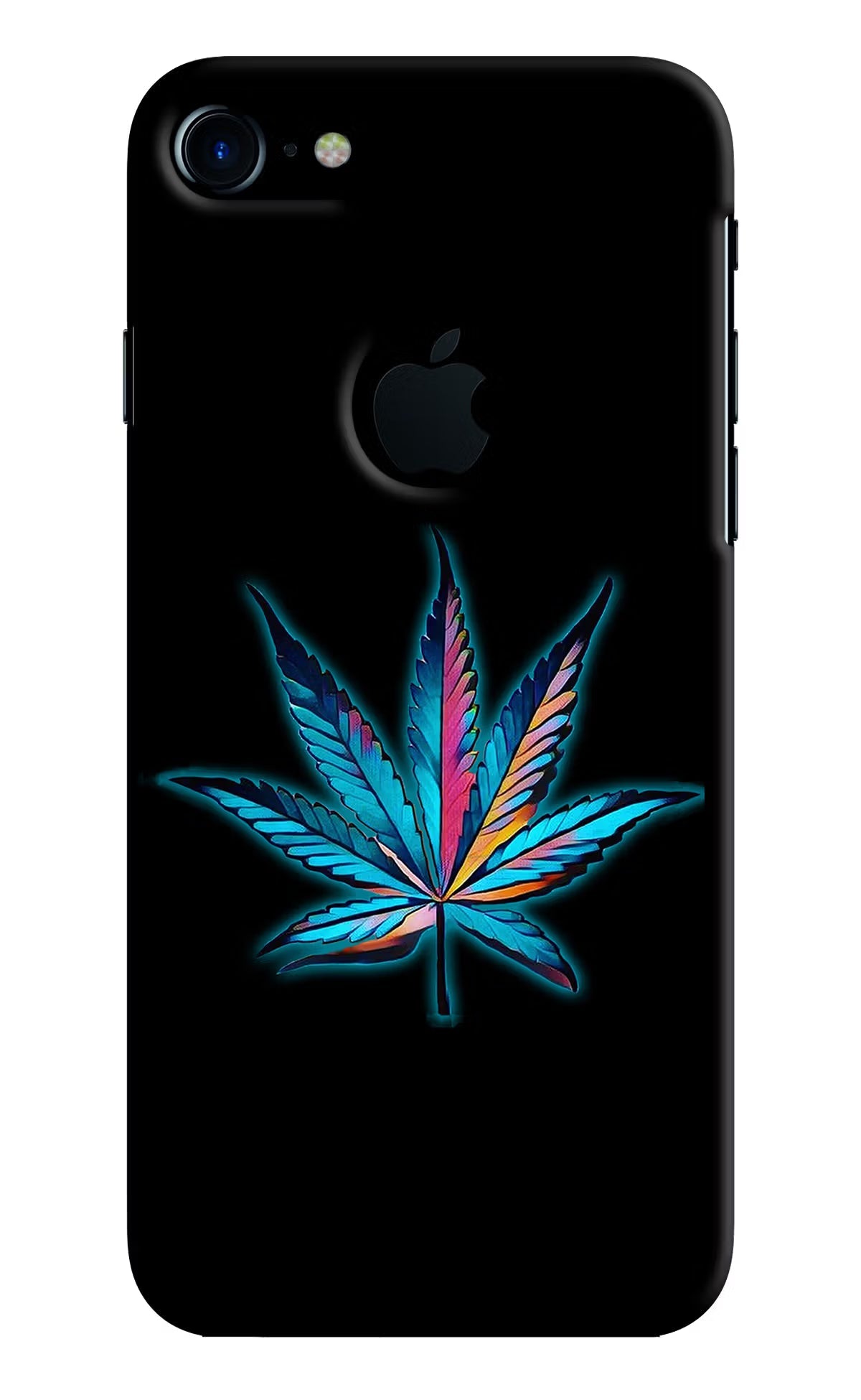 Weed iPhone 7 Logocut Hard Case Back Cover by Casekaro