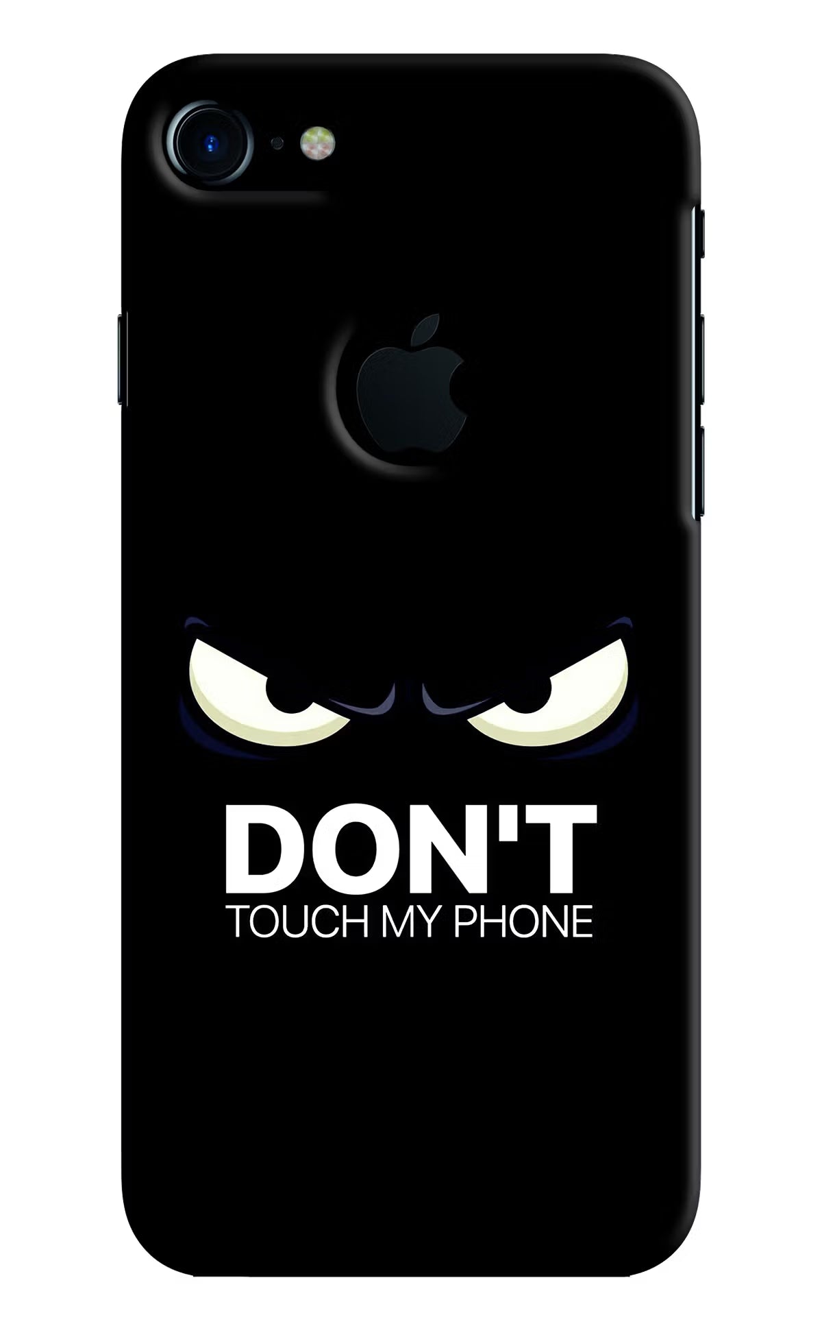 Don'T Touch My Phone iPhone 7 Logocut Hard Case Back Cover by Casekaro