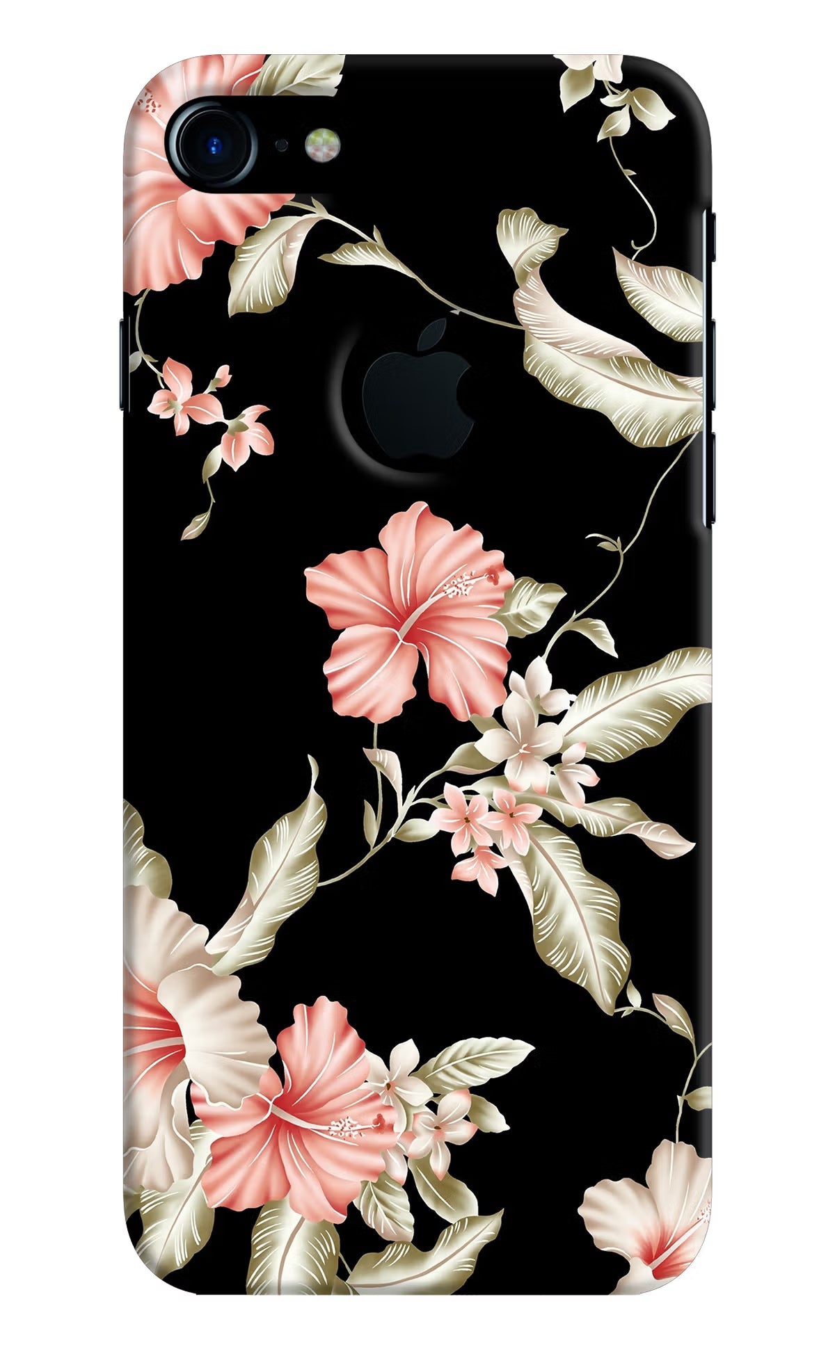 Flowers iPhone 7 Logocut Hard Case Back Cover by Casekaro