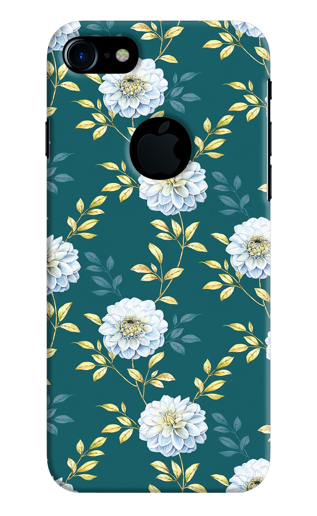 Flowers iPhone 7 Logocut Hard Case Back Cover by Casekaro