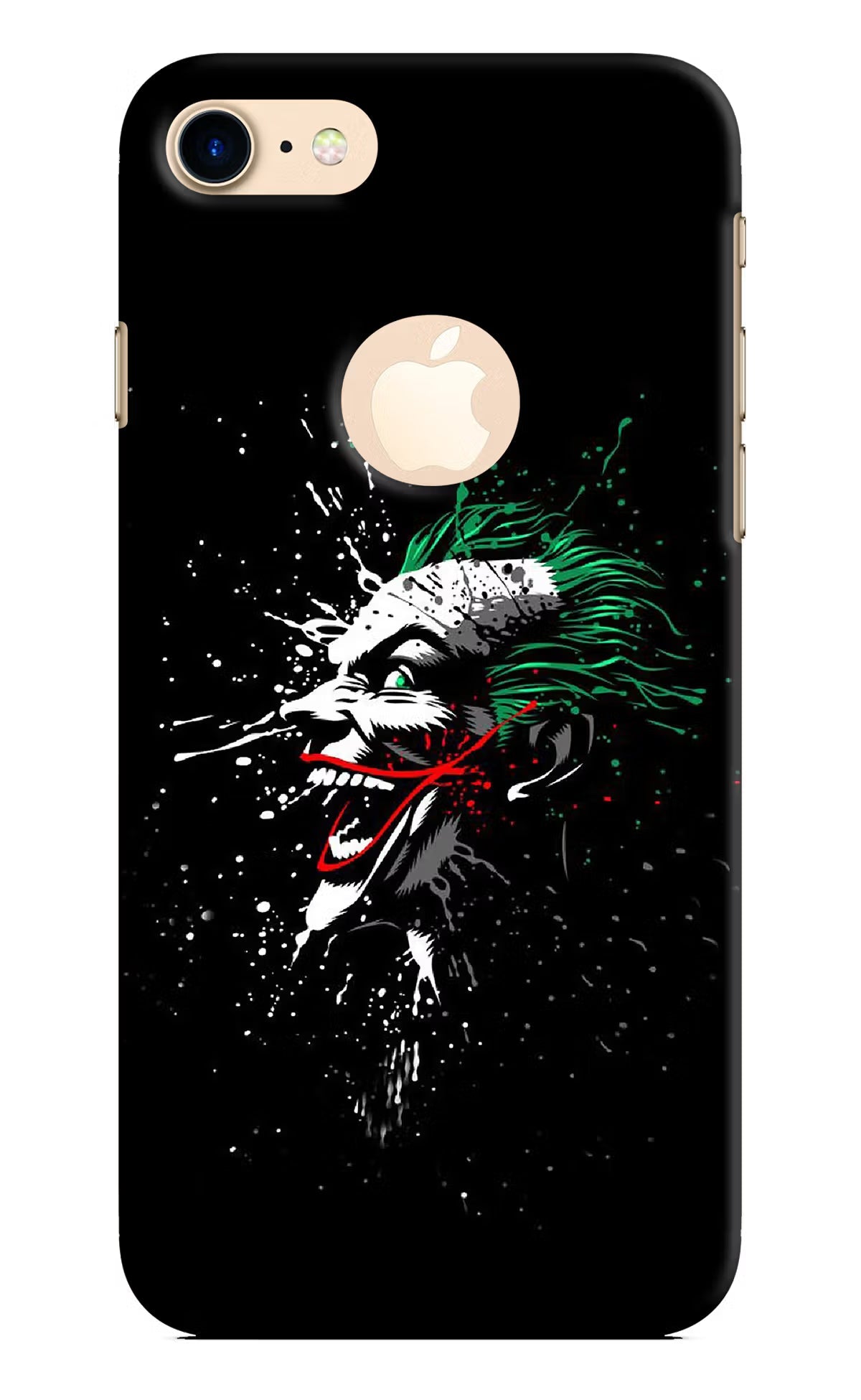Joker iPhone 8 Logocut Hard Case Back Cover by Casekaro