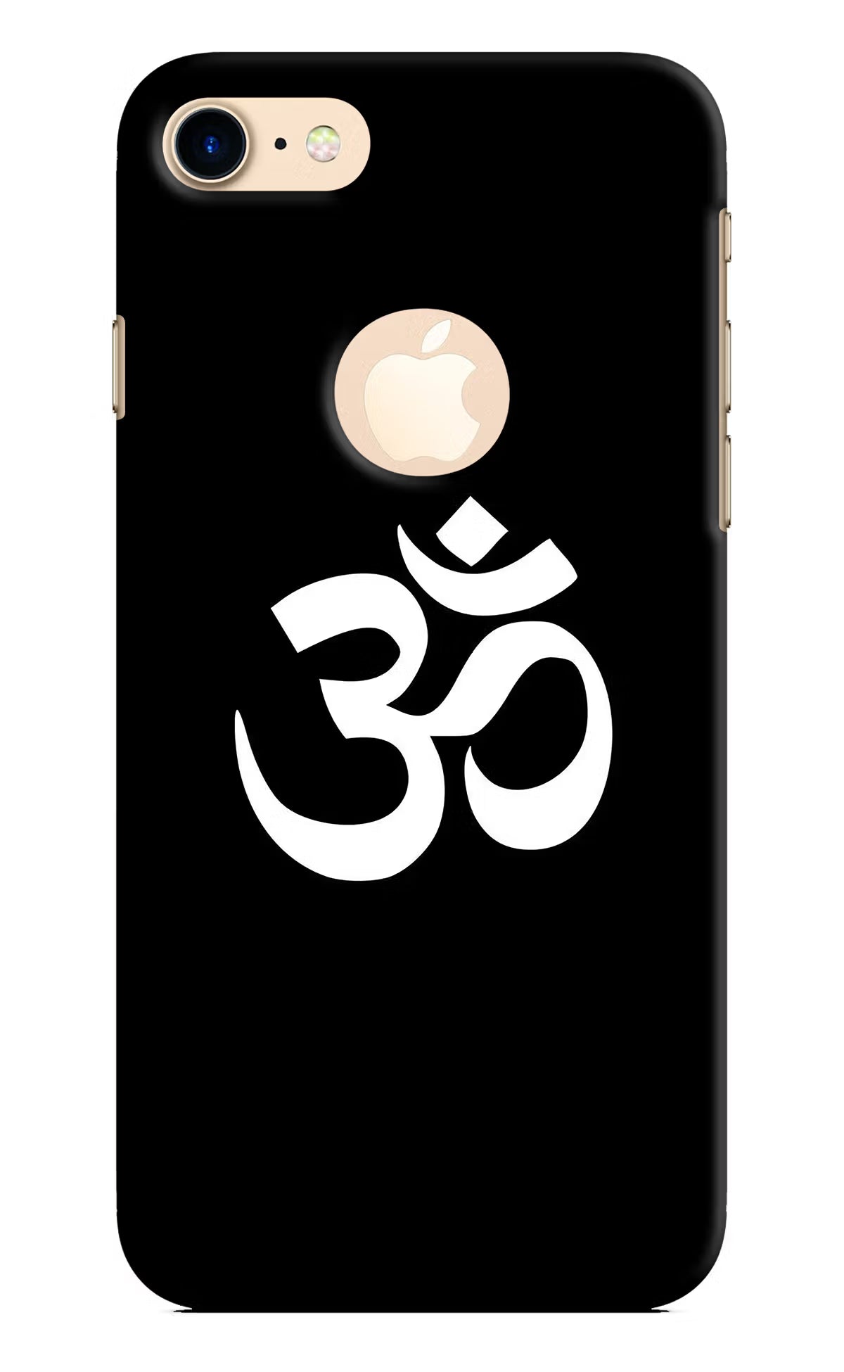 Om iPhone 8 Logocut Hard Case Back Cover by Casekaro