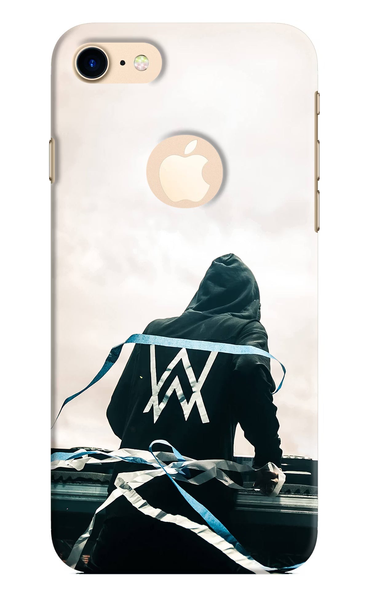 Alan Walker iPhone 8 Logocut Hard Case Back Cover by Casekaro