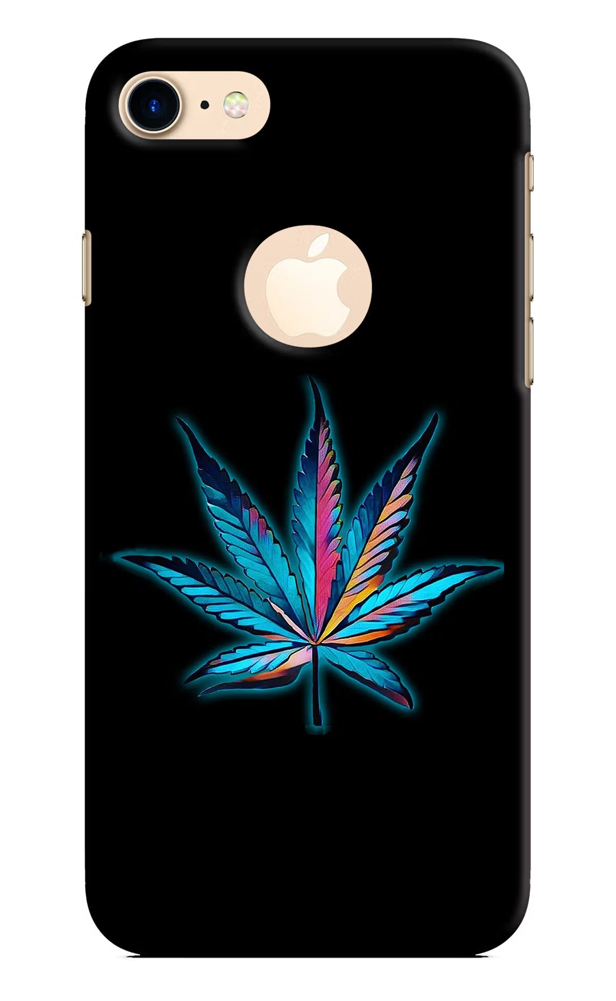 Weed iPhone 8 Logocut Hard Case Back Cover by Casekaro