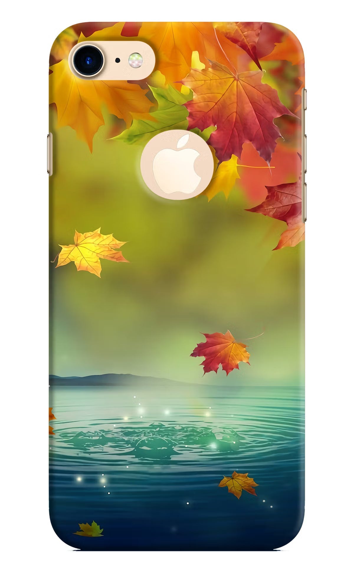 Flowers iPhone 8 Logocut Hard Case Back Cover by Casekaro