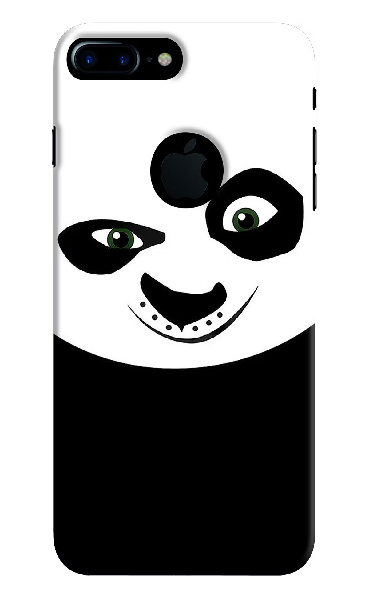 Panda iPhone 7 Plus Logocut Hard Case Back Cover by Casekaro