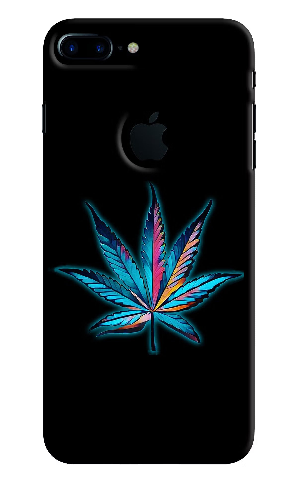 Weed iPhone 7 Plus Logocut Hard Case Back Cover by Casekaro