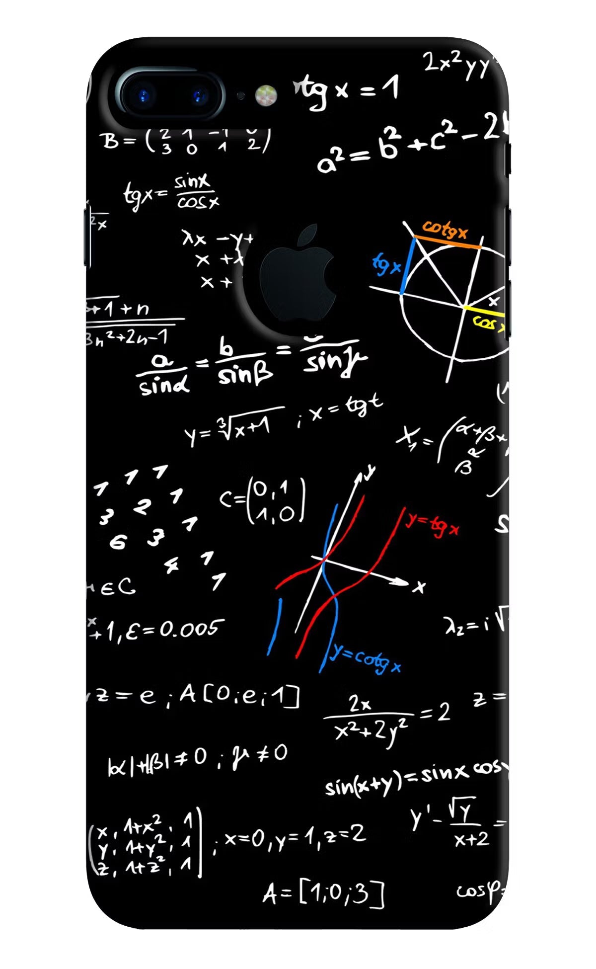 Mathematics Formula iPhone 7 Plus Logocut Hard Case Back Cover by Casekaro