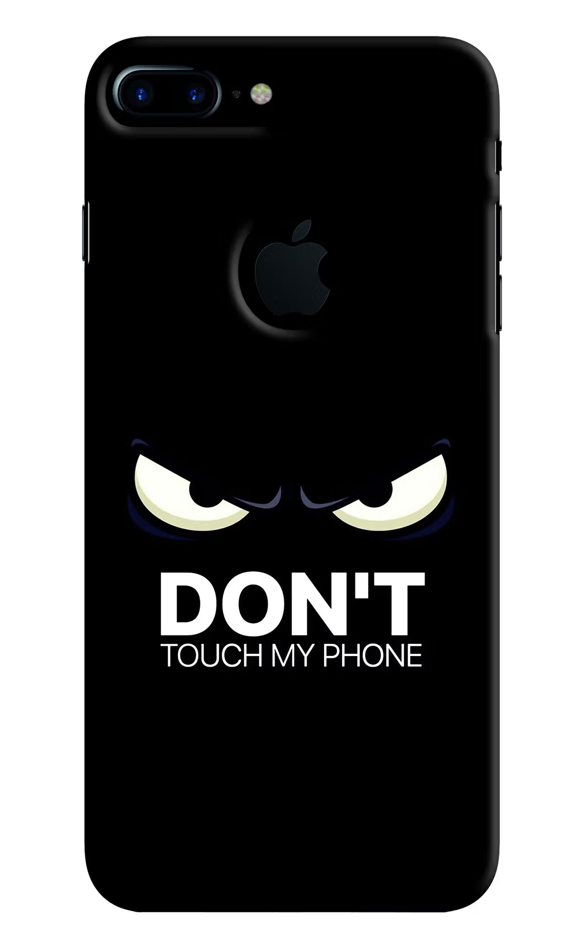 Don'T Touch My Phone iPhone 7 Plus Logocut Hard Case Back Cover by Casekaro