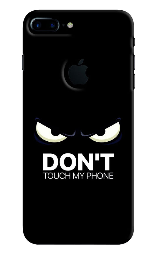Don'T Touch My Phone iPhone 7 Plus Logocut Hard Case Back Cover by Casekaro