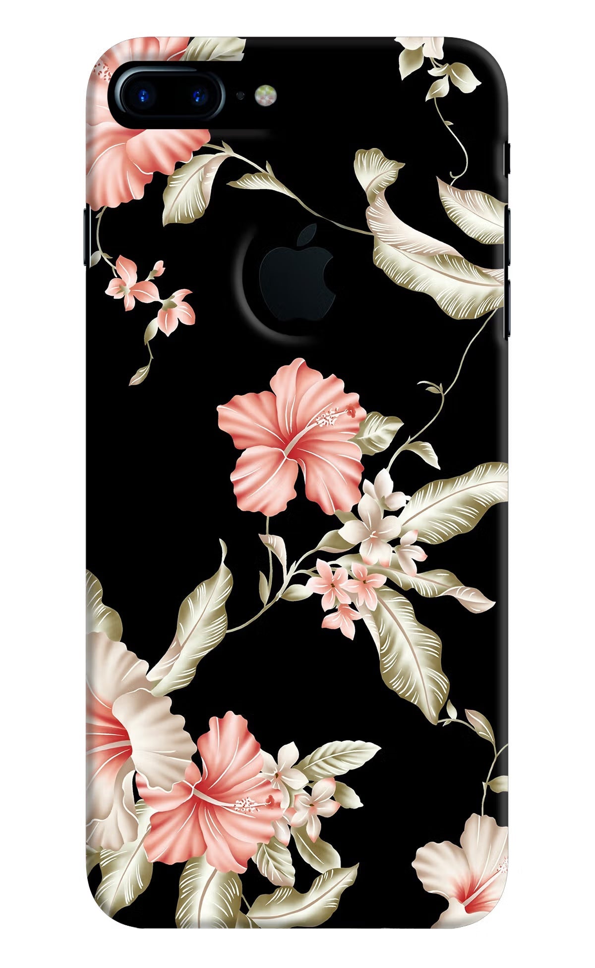 Flowers iPhone 7 Plus Logocut Hard Case Back Cover by Casekaro