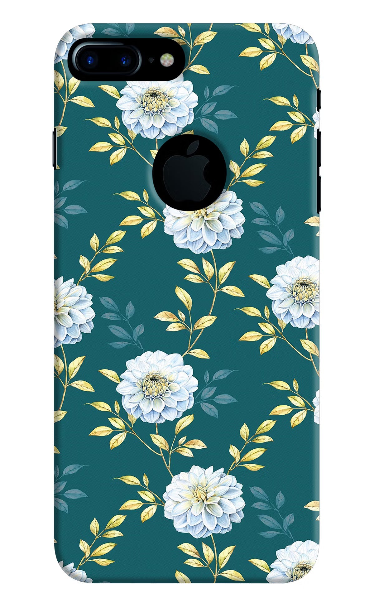 Flowers iPhone 7 Plus Logocut Hard Case Back Cover by Casekaro