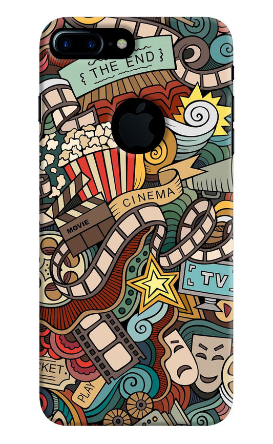 Cinema Abstract iPhone 7 Plus Logocut Hard Case Back Cover by Casekaro
