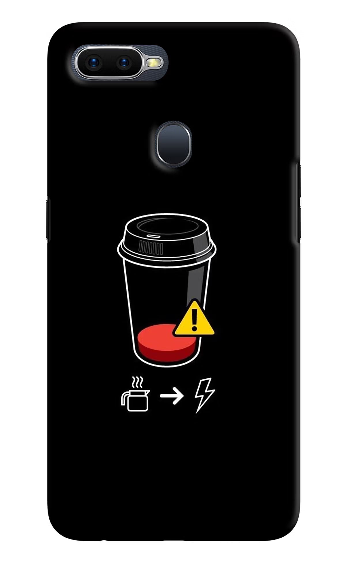 Coffee Oppo F9/F9 Pro Hard Case Back Cover by Casekaro