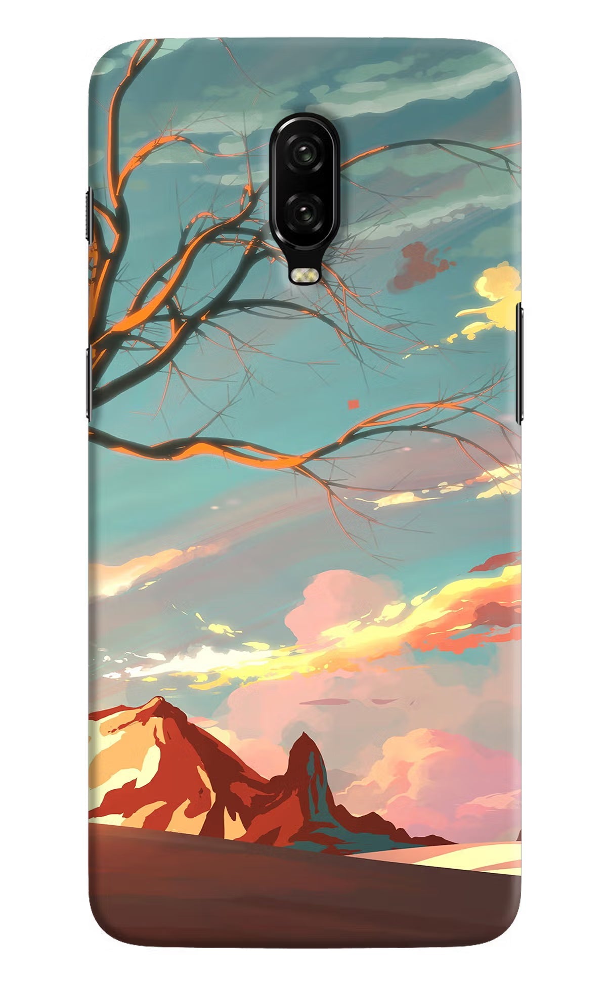 Scenery Oneplus 6T Hard Case Back Cover by Casekaro