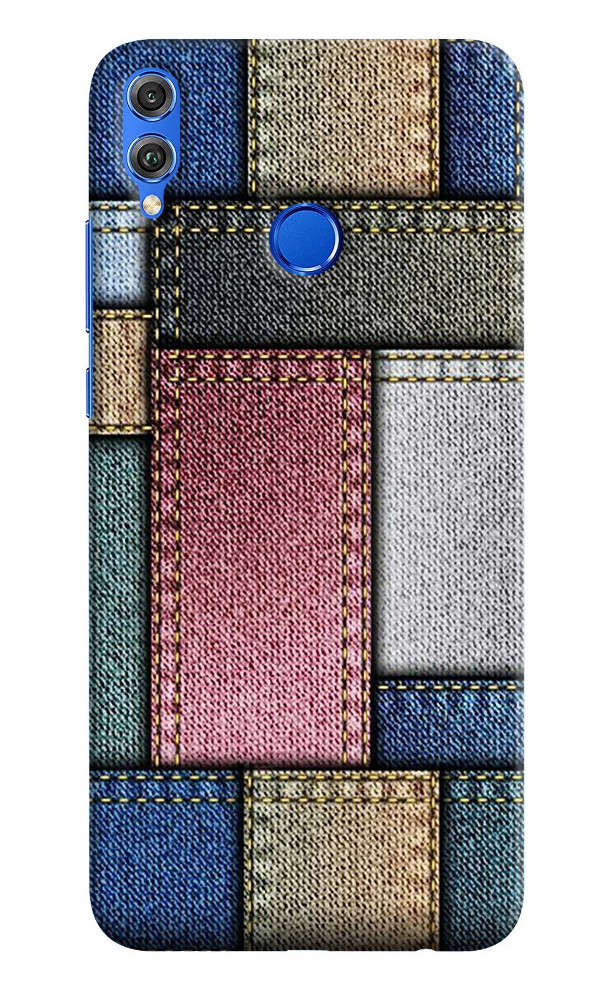 Multicolor Jeans Honor 8X Hard Case Back Cover by Casekaro