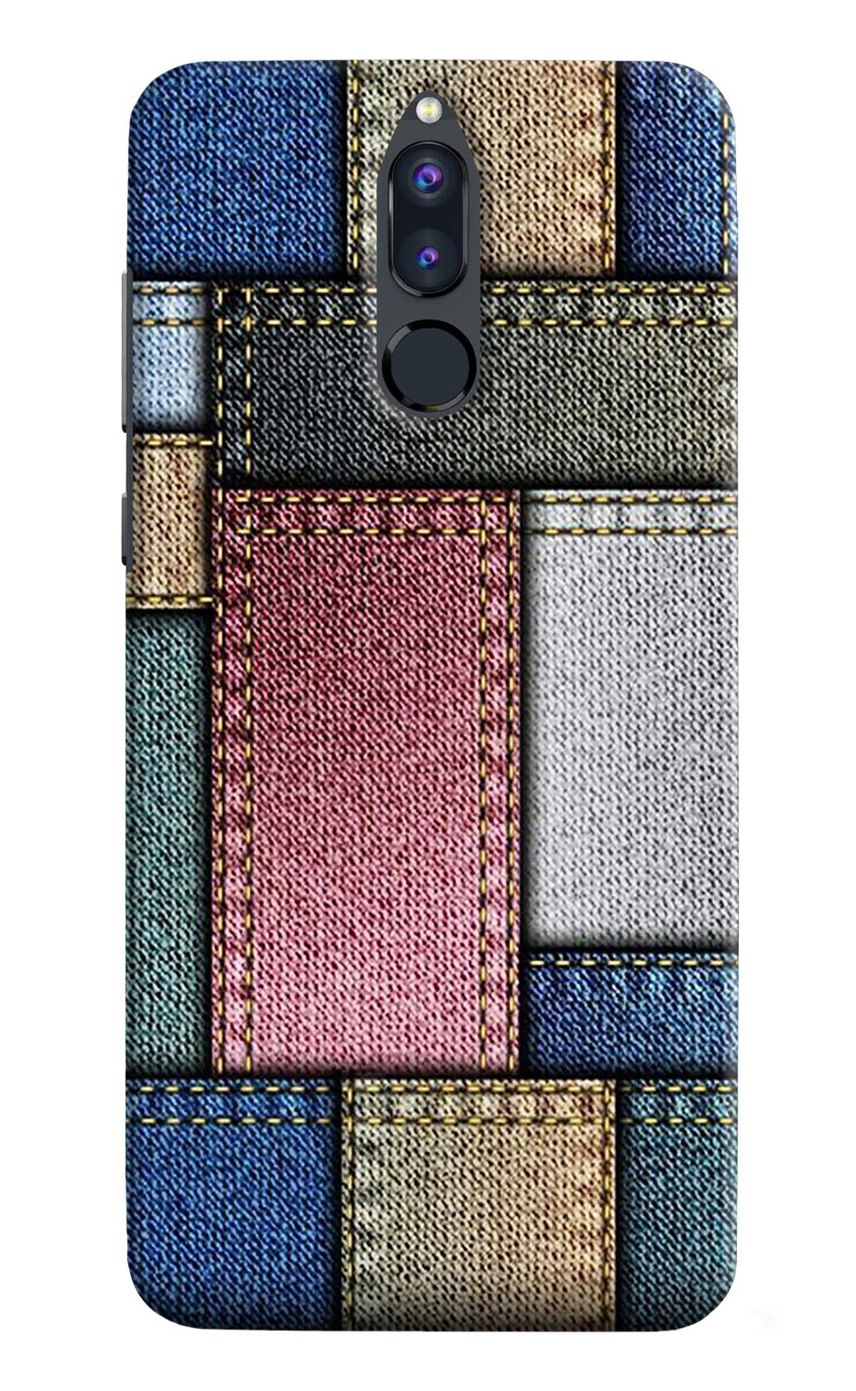 Multicolor Jeans Honor 9i Hard Case Back Cover by Casekaro